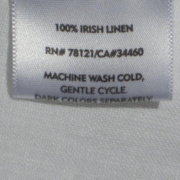 Eileen Fisher 100% Irish Linen Size Large L Sleeveless Tank Top White Excellent - Picture 5 of 6